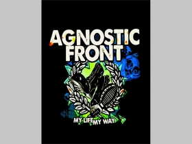 Agnostic Front, chrbtová nášivka veľkosť cca. A4 (po krajoch neobšívaná)